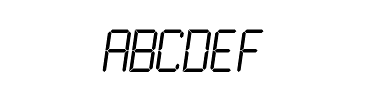 LCDMono Light  Free Fonts Download