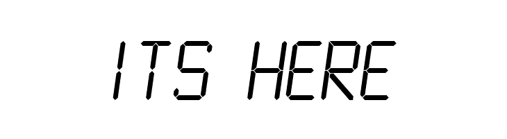 LCDMono Light  Free Fonts Download