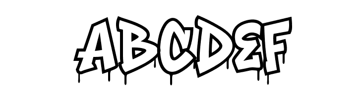 Noctra Drip OutlineMelt OutlineMelt  Free Fonts Download