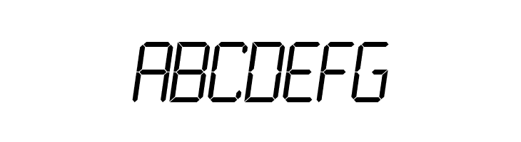 LCD Light  Free Fonts Download