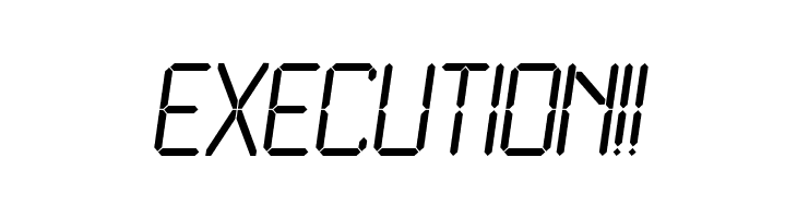 LCD Light  Free Fonts Download