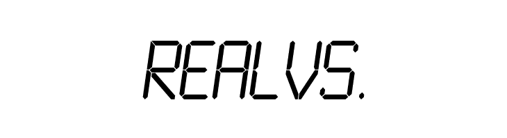 LCD Light  Free Fonts Download