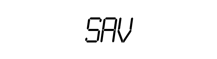 LCD Light  Free Fonts Download