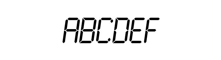 LCD2 Normal  Free Fonts Download