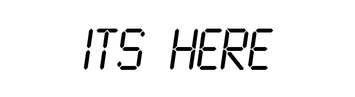 LCD2 Normal  Free Fonts Download