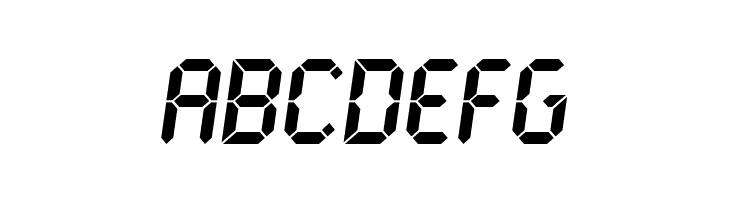 LCD2 Ultra  Free Fonts Download