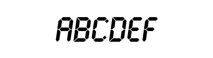 LCD2 Ultra  Free Fonts Download