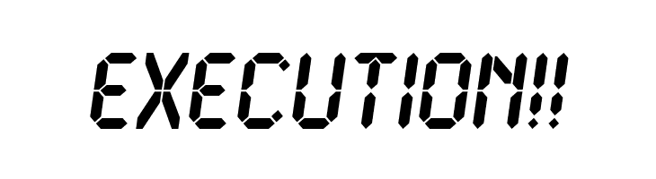 LCD2 Ultra  Free Fonts Download