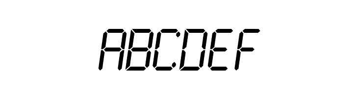 LCDMono2 Normal  Free Fonts Download