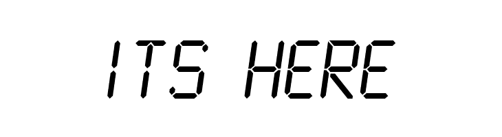 LCDMono2 Normal  Free Fonts Download