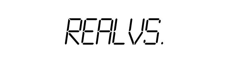 LCD2 Light  Free Fonts Download