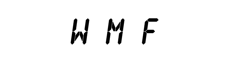 LCDMono Bold  Free Fonts Download