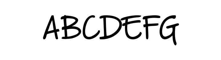 A Note  Free Fonts Download