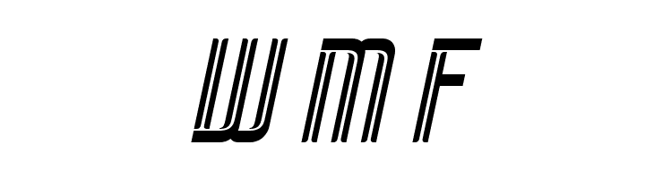 Brovic Inline Oblique  Free Fonts Download