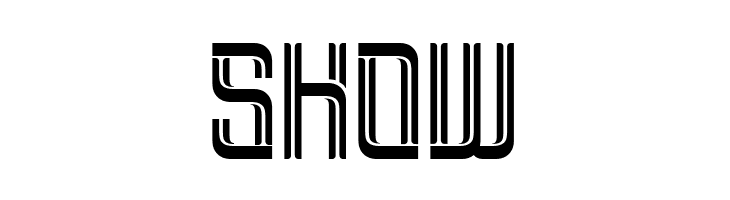 Brovic Inline  Free Fonts Download