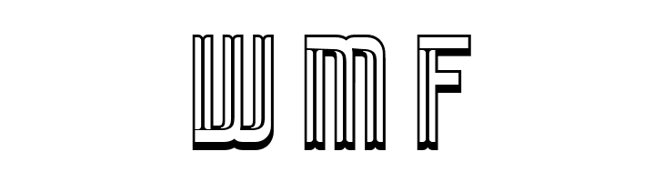 Brovic Inline Extrude  Free Fonts Download