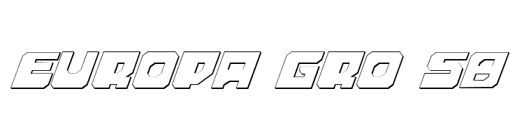 Extechchop Shadow  Free Fonts Download