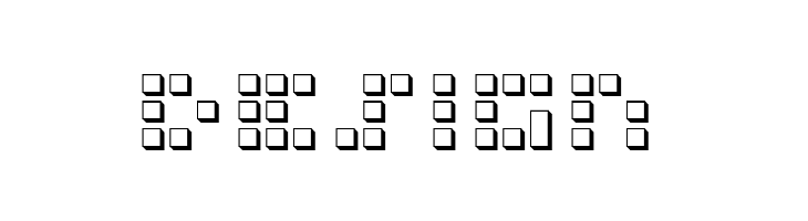 Iconian 3D  Free Fonts Download