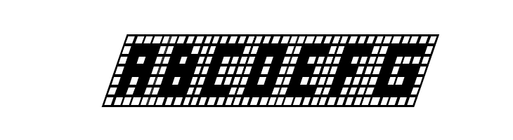 X-Grid Italic  Free Fonts Download