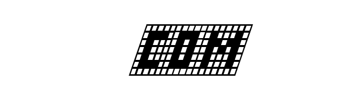 X-Grid Italic  Free Fonts Download