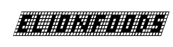 X-Grid Italic  Free Fonts Download