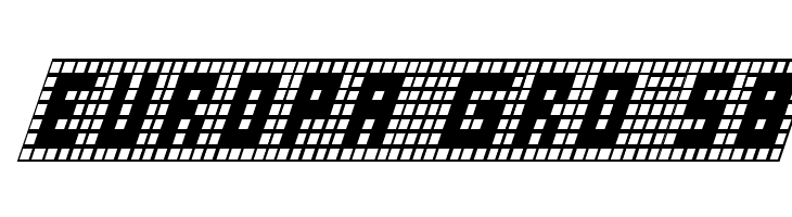 X-Grid Italic  Free Fonts Download