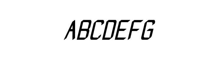 ZyphyteCondenseOblique  Free Fonts Download