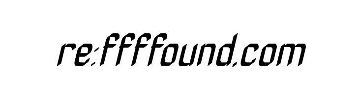 ZyphyteCondenseOblique  Free Fonts Download