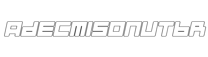 Almanaque Outline Italic  Free Fonts Download