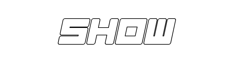 Almanaque Outline Italic  Free Fonts Download