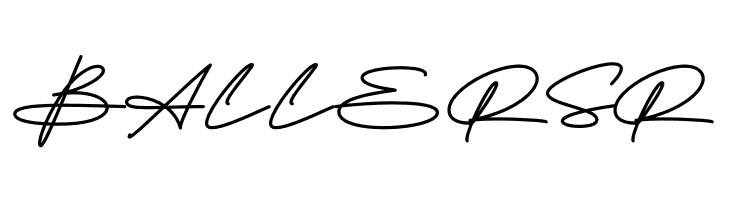 The Billion Monoline  Free Fonts Download