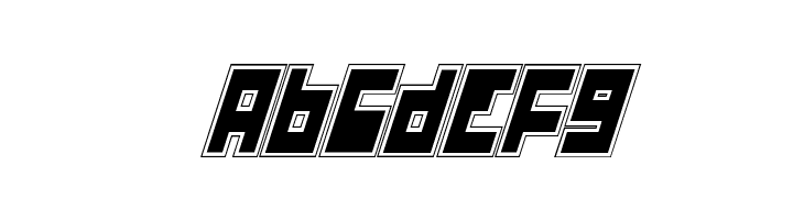 UFO Hunter Academy Italic  Free Fonts Download