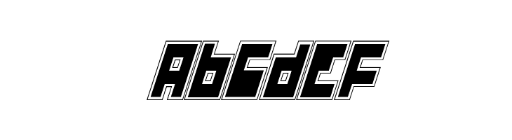 UFO Hunter Academy Italic  Free Fonts Download