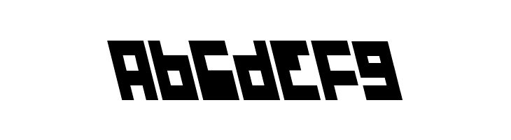 UFO Hunter Leftalic  Free Fonts Download