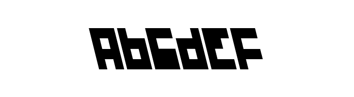 UFO Hunter Leftalic  Free Fonts Download