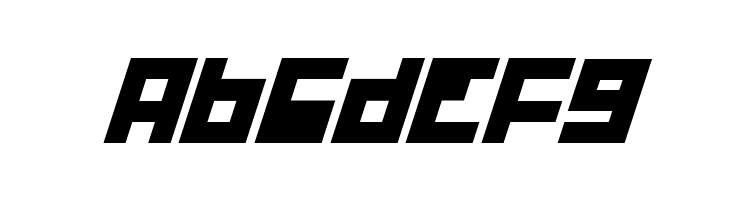 UFO Hunter Expanded Italic  Free Fonts Download