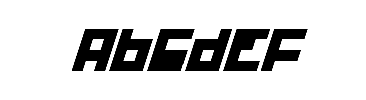 UFO Hunter Expanded Italic  Free Fonts Download