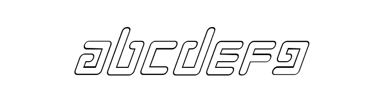 Prokofiev Outline Italic  Free Fonts Download