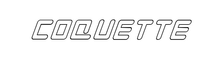 Prokofiev Outline Italic  Free Fonts Download