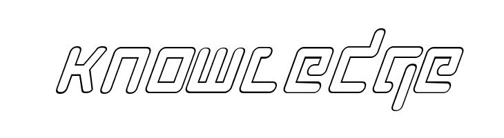 Prokofiev Outline Italic  Free Fonts Download