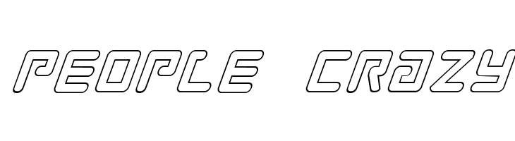 Prokofiev Outline Italic  Free Fonts Download