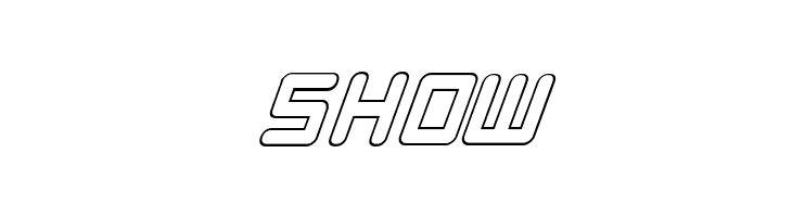 Prokofiev Outline Italic  Free Fonts Download