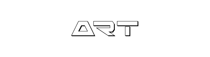 Free Agent Bold 3D  Free Fonts Download