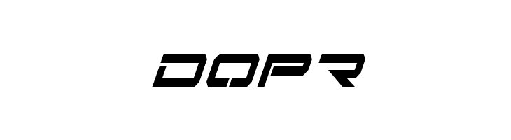DOPR Free Agent Bold CondItal Font