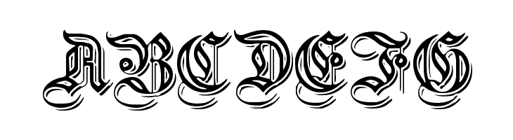 EmbossedGermanica  Free Fonts Download