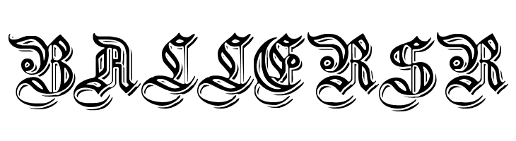 EmbossedGermanica  Free Fonts Download