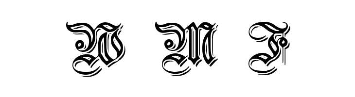EmbossedGermanica  Free Fonts Download