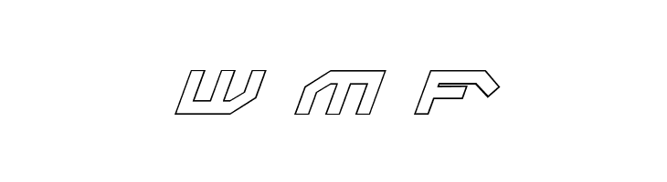 Taskforce Outline CondItalic  Free Fonts Download