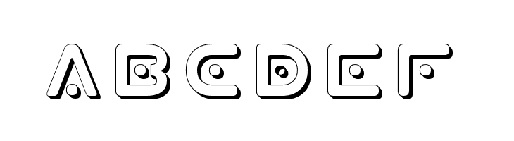 Planet X Shadow  Free Fonts Download