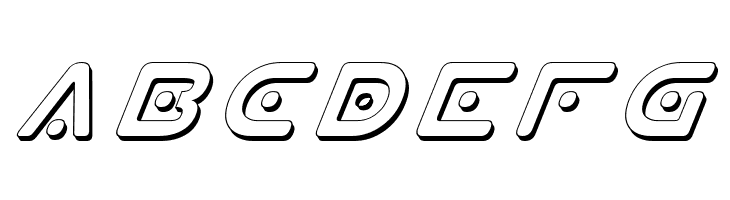 Planet X Shadow Italic  Free Fonts Download